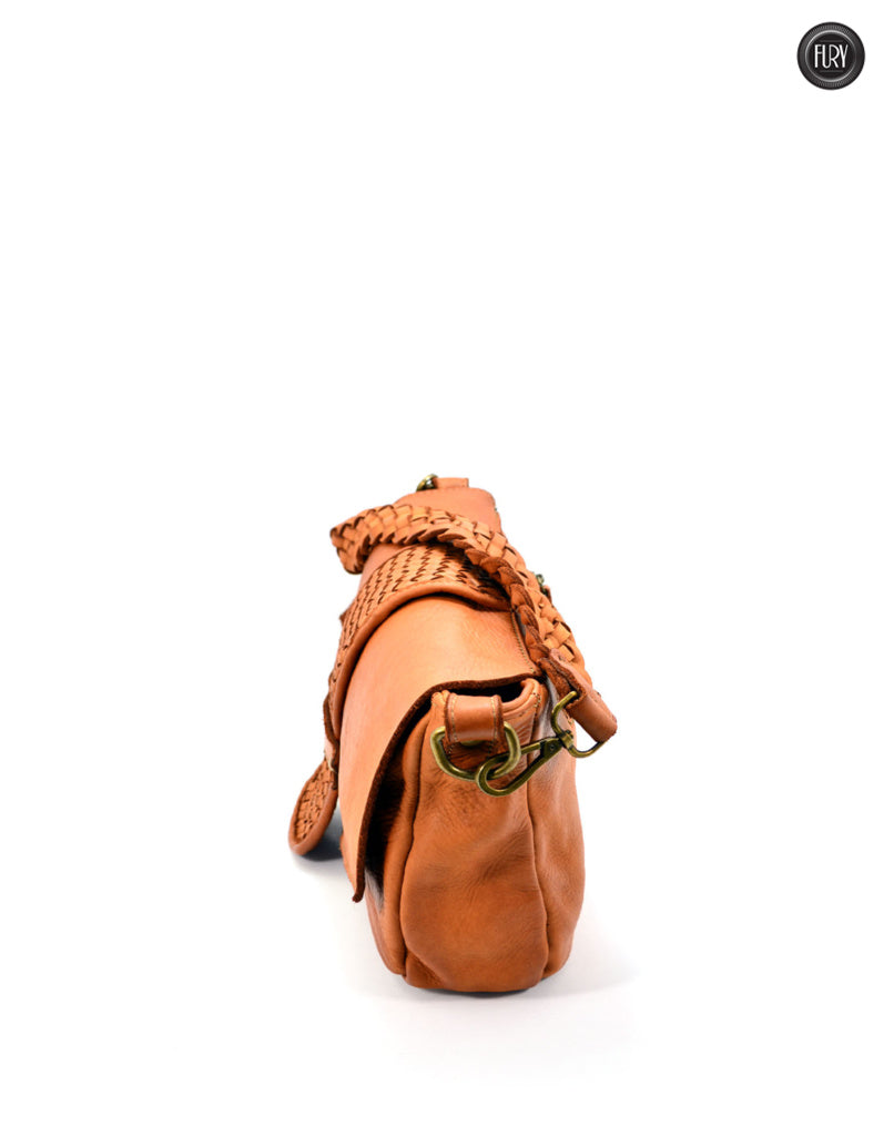 Antea gewebte Lederhandtasche