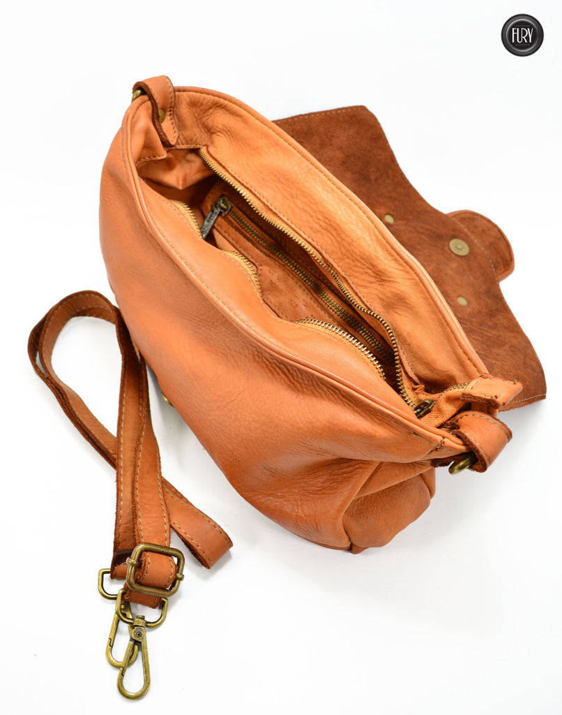 Antea gewebte Lederhandtasche