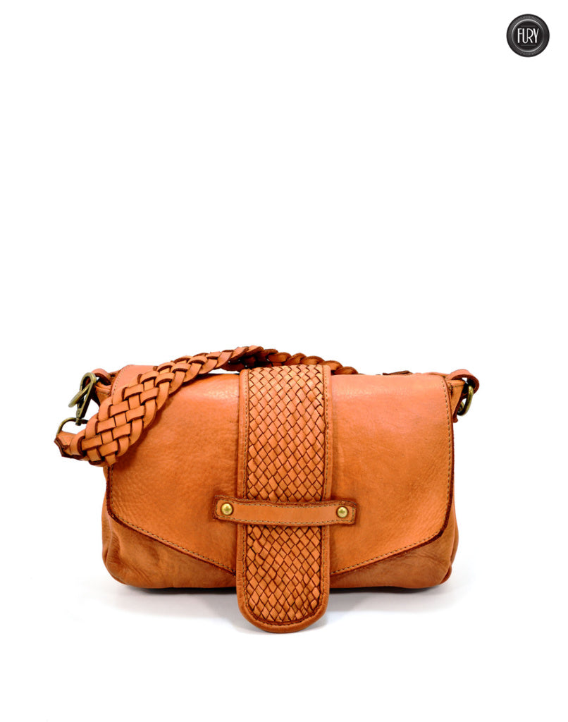 Antea gewebte Lederhandtasche