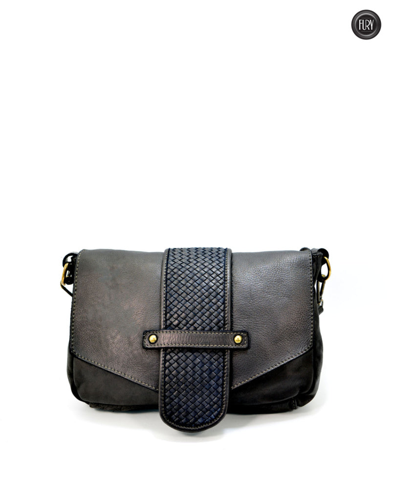 Antea gewebte Lederhandtasche