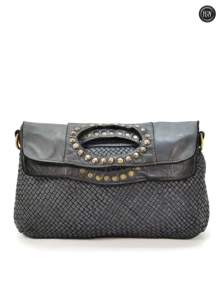 Noelia-Tasche aus gewebtem Leder