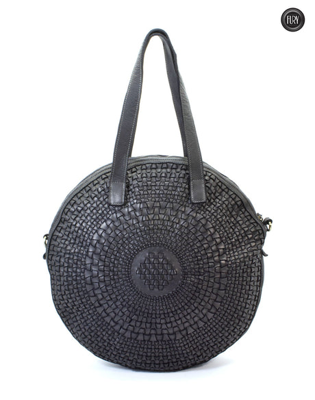 Aurora-Tasche aus gewebtem Leder