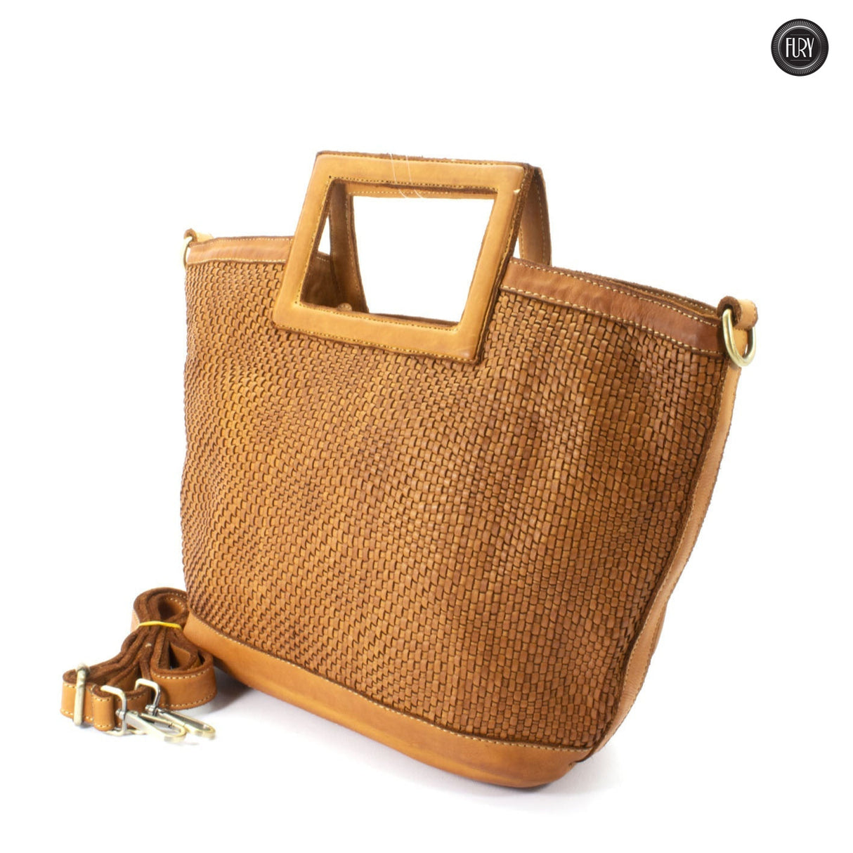 Aurelia Tasche aus gewebtem Leder