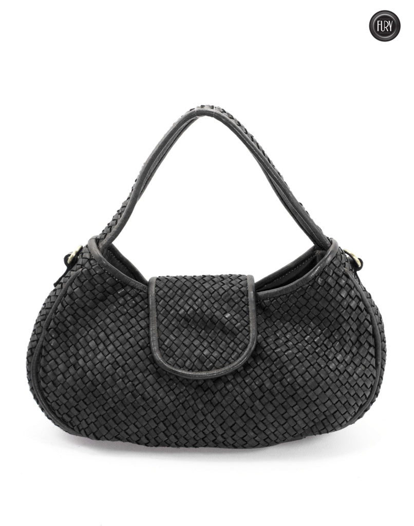 Clarissa Tasche aus gewebtem Leder