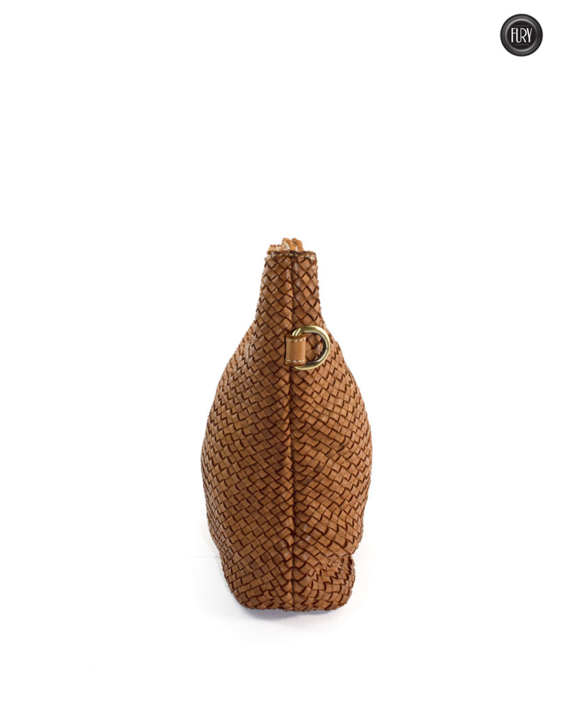 Artemisia gewebte Ledertasche