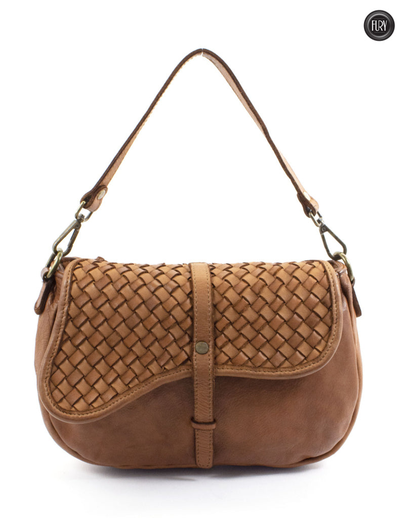 Livia Tasche aus gewebtem Leder