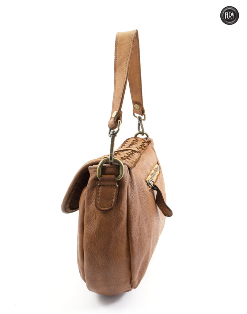 Livia Tasche aus gewebtem Leder