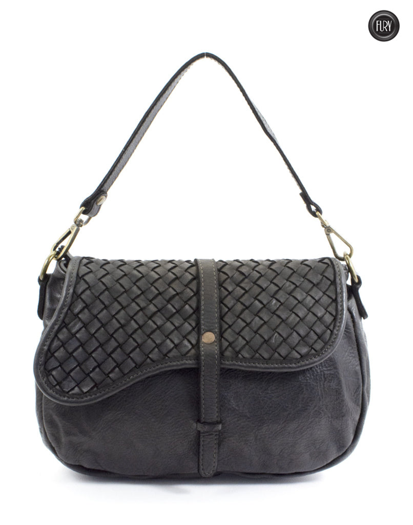 Livia Tasche aus gewebtem Leder