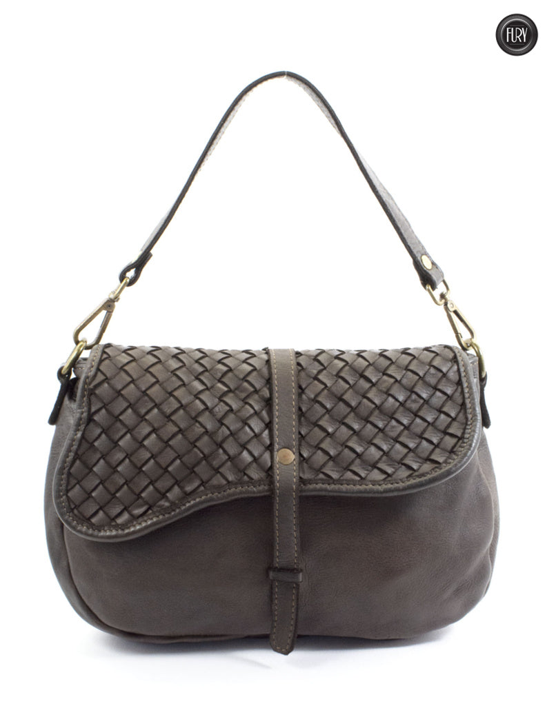 Livia Tasche aus gewebtem Leder