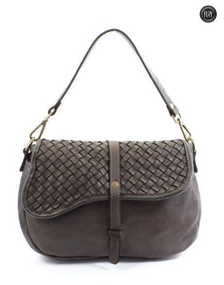 Livia Tasche aus gewebtem Leder