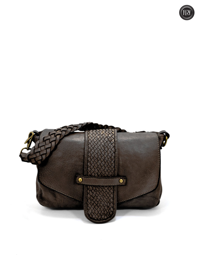 Antea gewebte Lederhandtasche