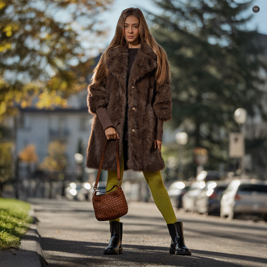 Borsetta Sibilla in pelle intrecciata