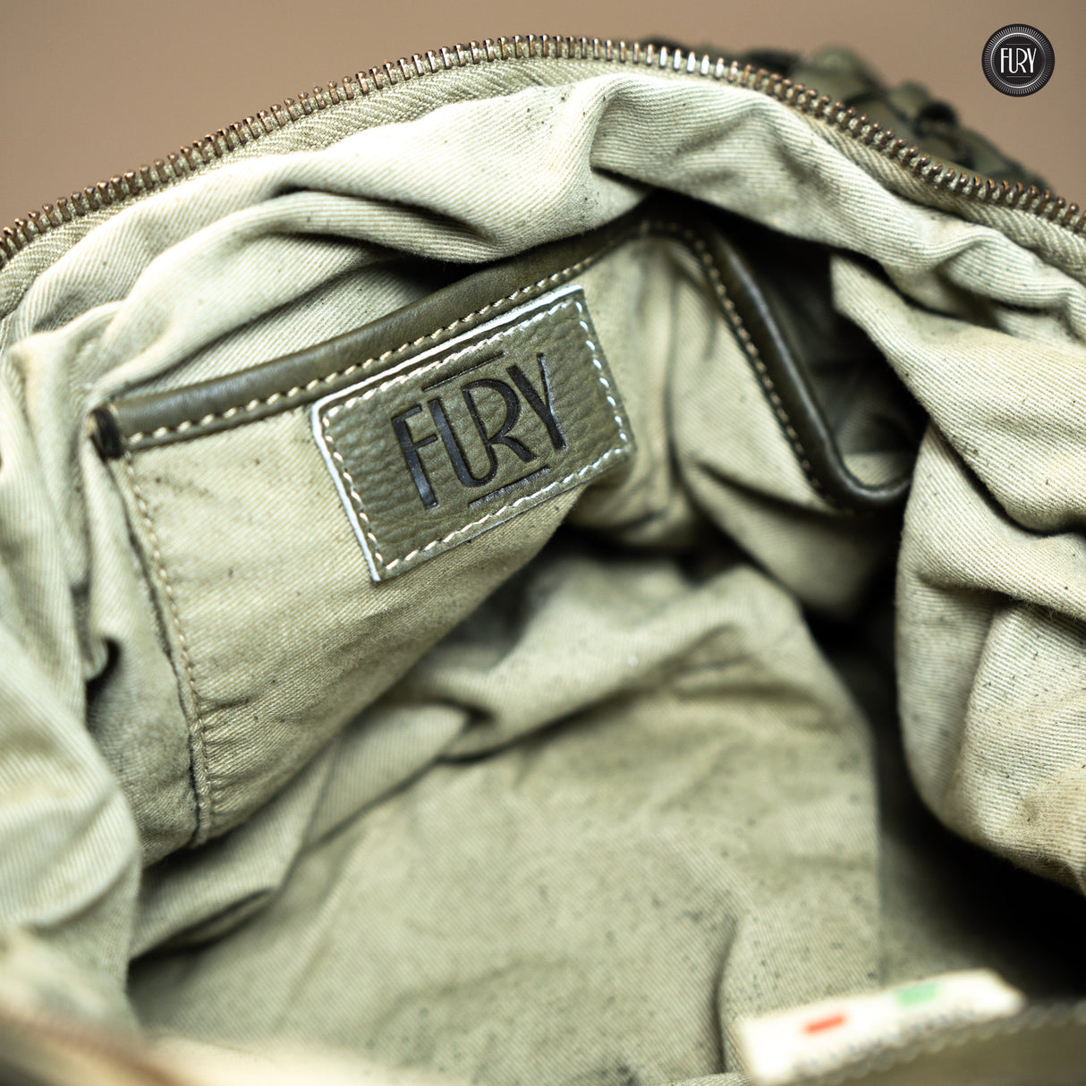 Lea-Tasche aus gewebtem Leder