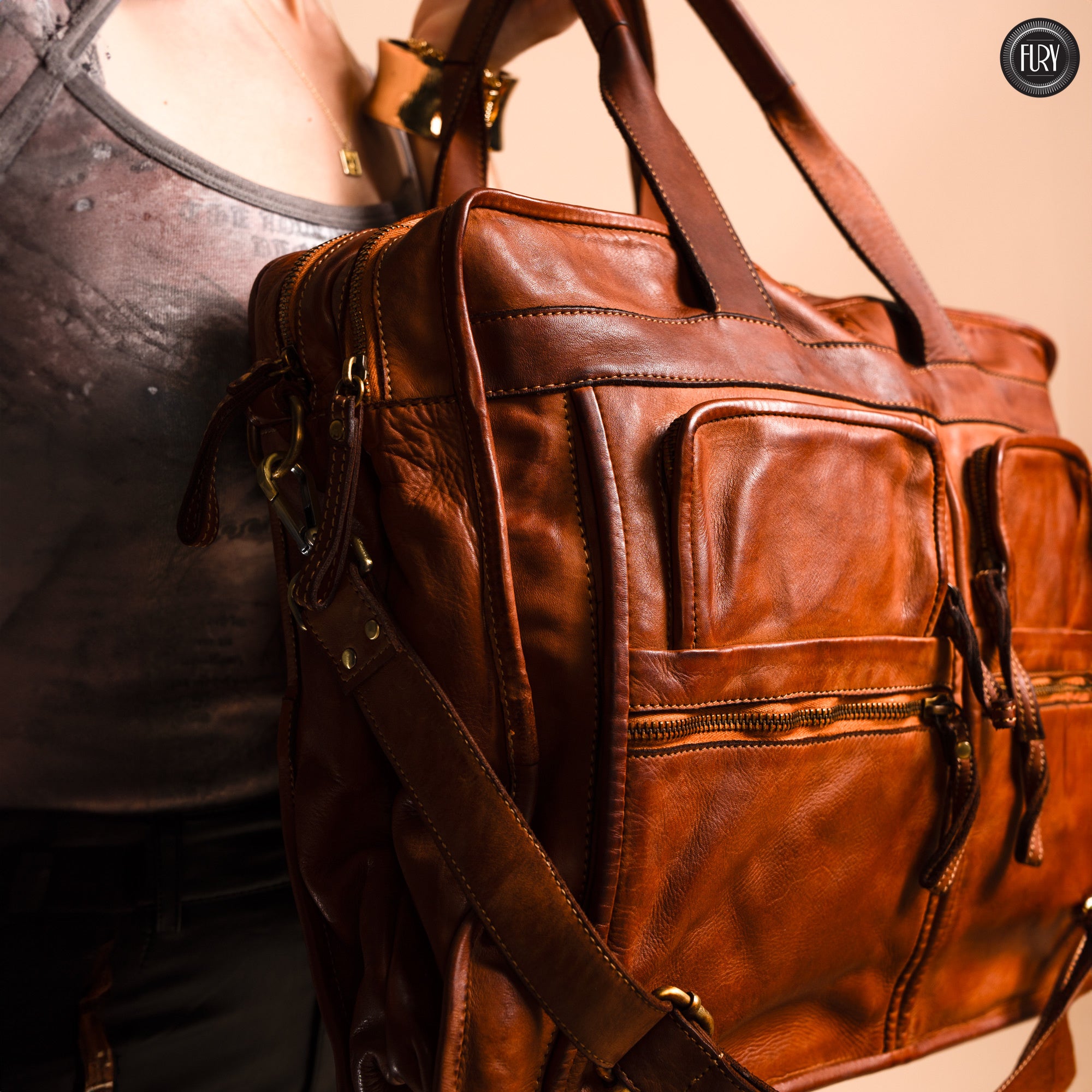 Elia Businesstasche aus Leder