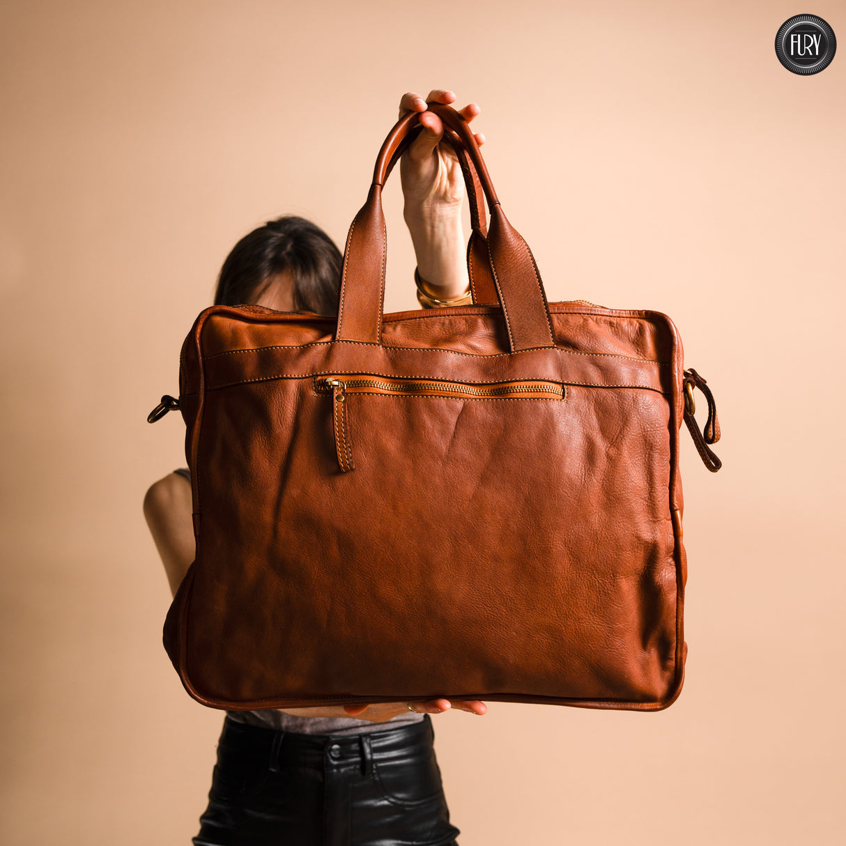 Elia Businesstasche aus Leder