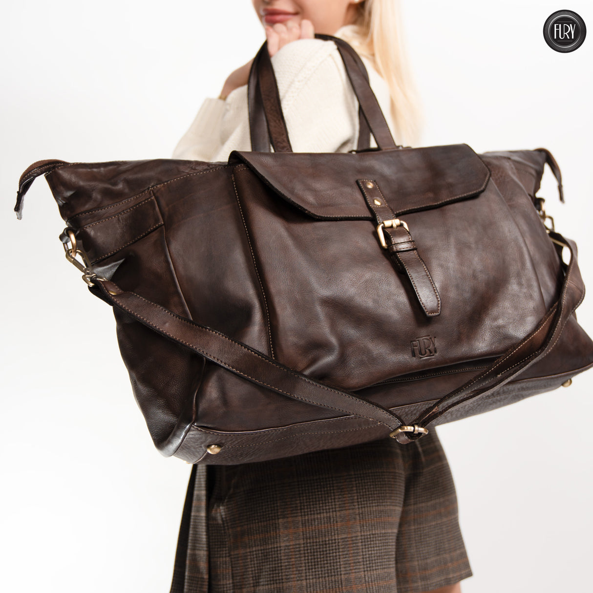 Dante Reisetasche aus Leder