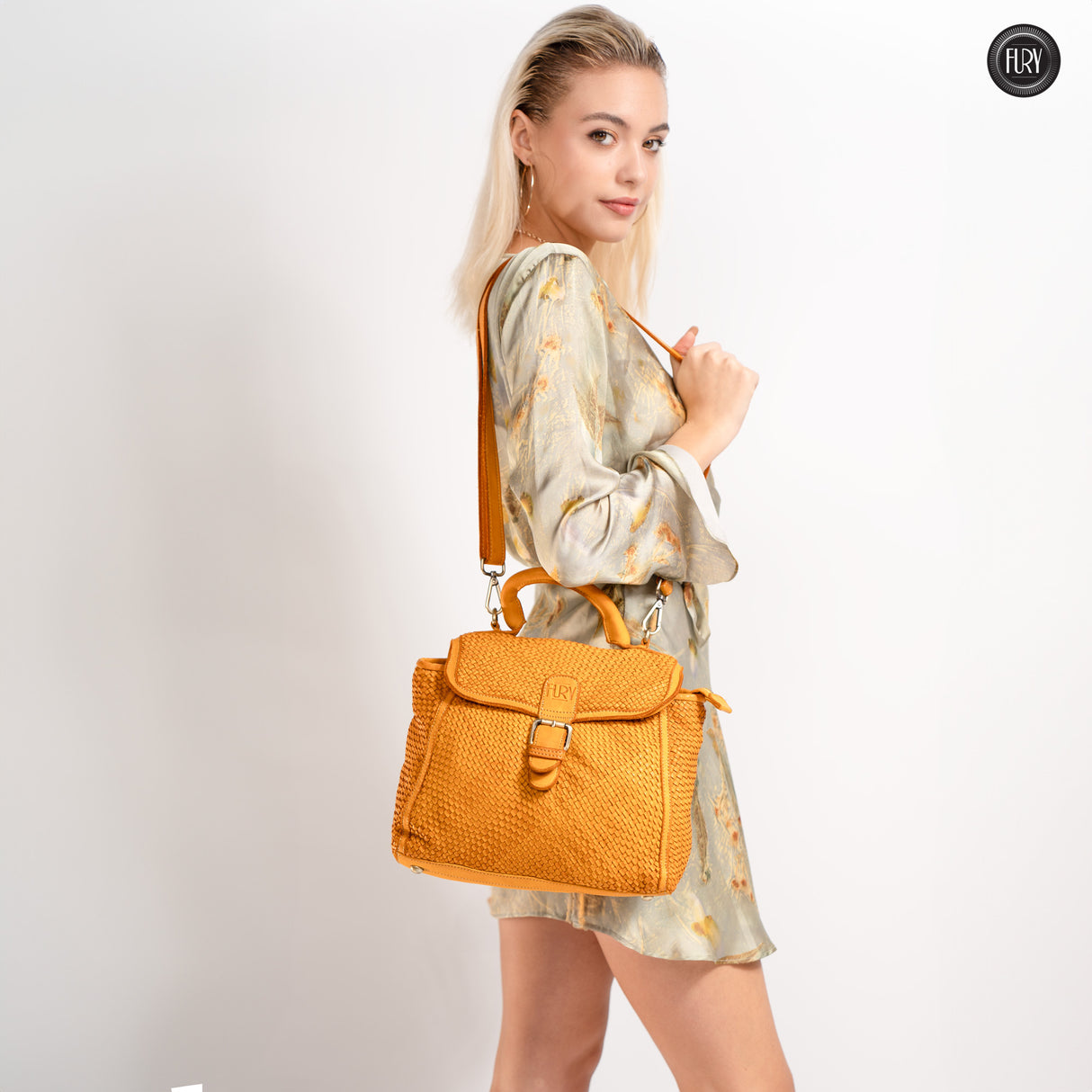 Borsa Camilla aus geflochtenem Leder