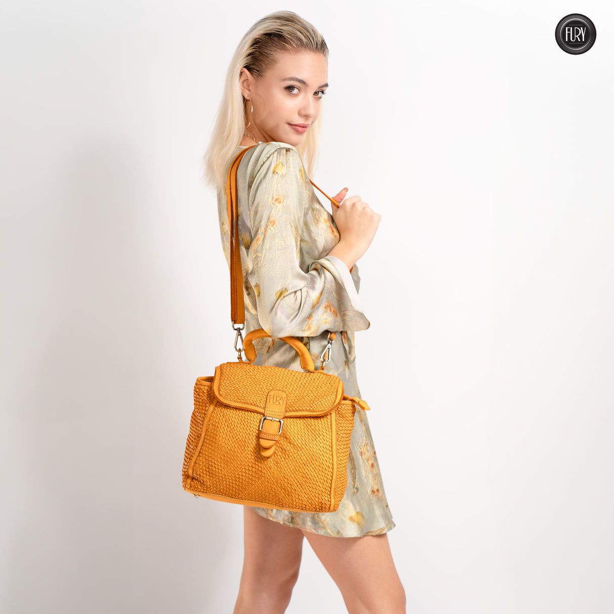 Borsa Camilla aus geflochtenem Leder