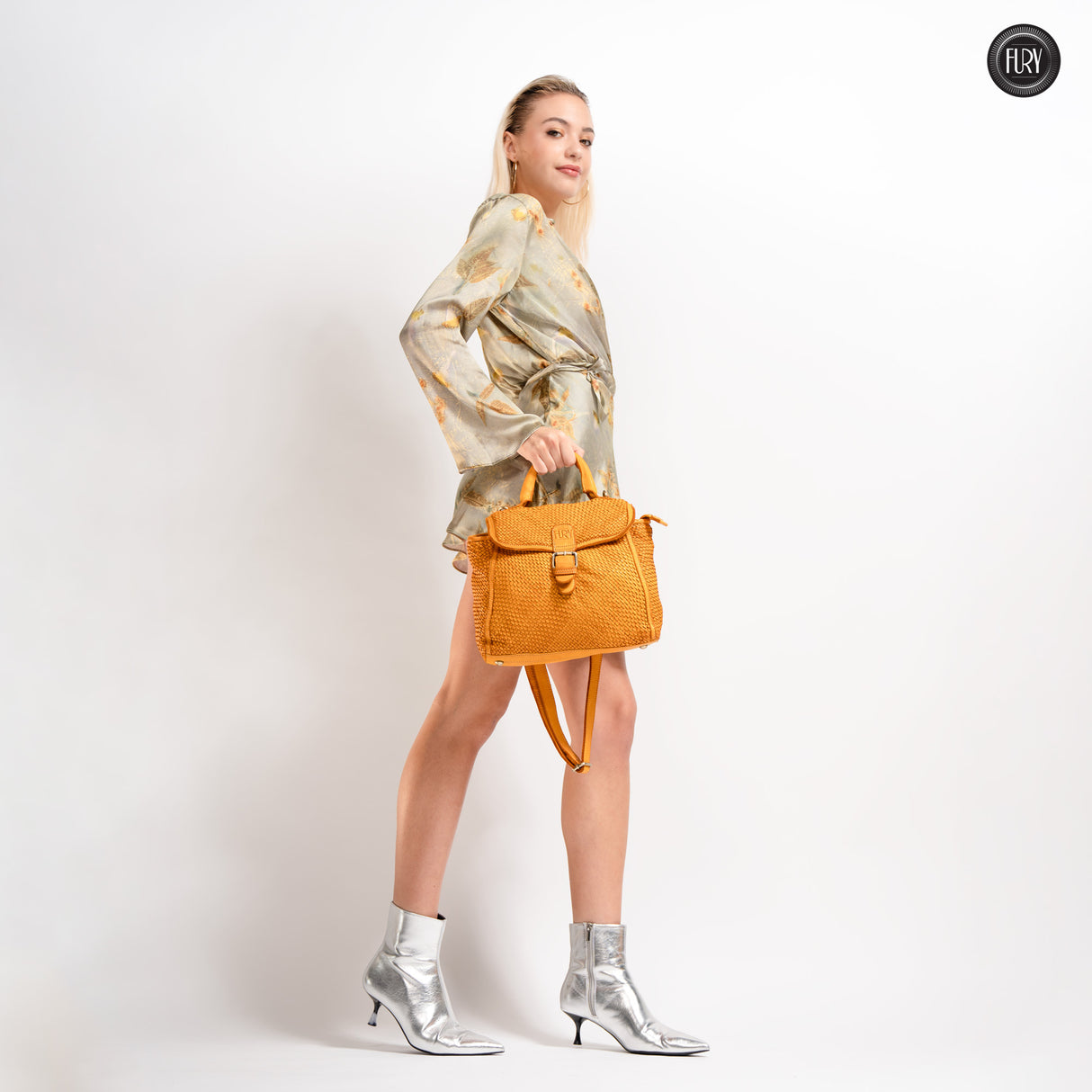 Borsa Camilla aus geflochtenem Leder