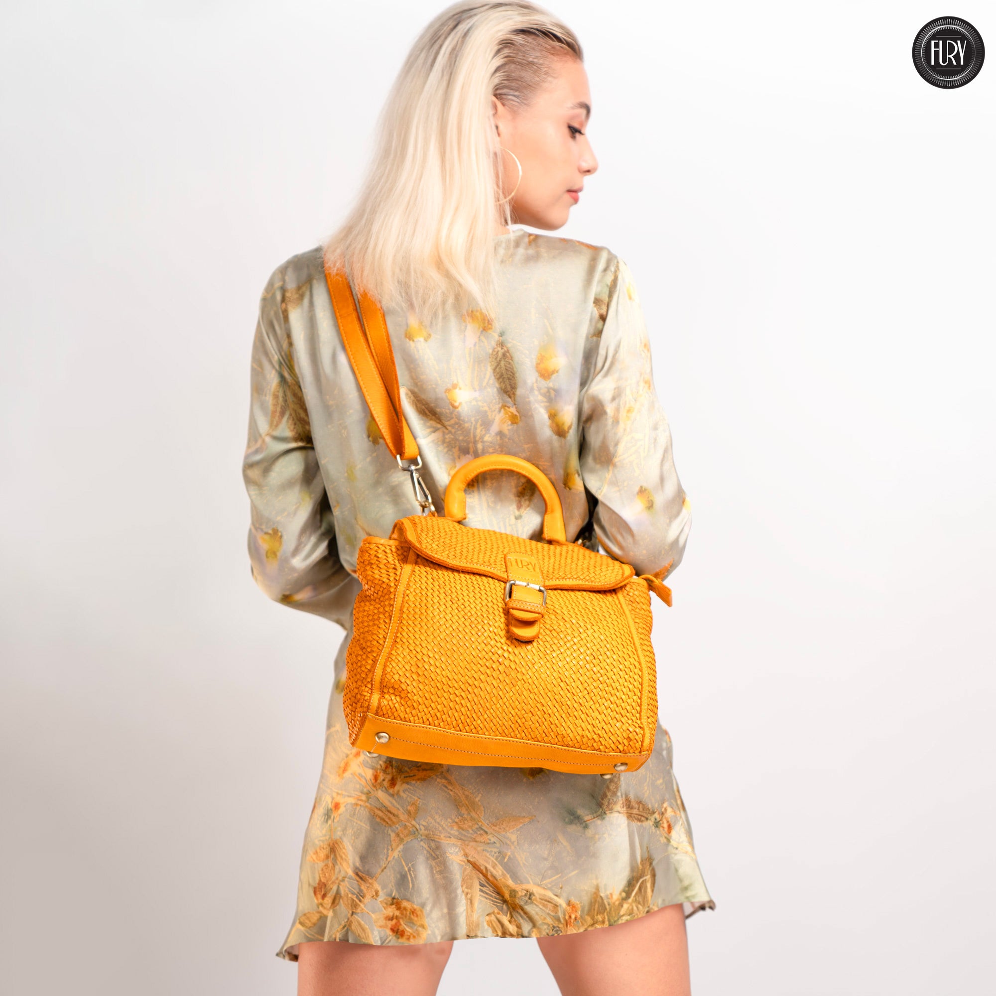 Borsa Camilla aus geflochtenem Leder