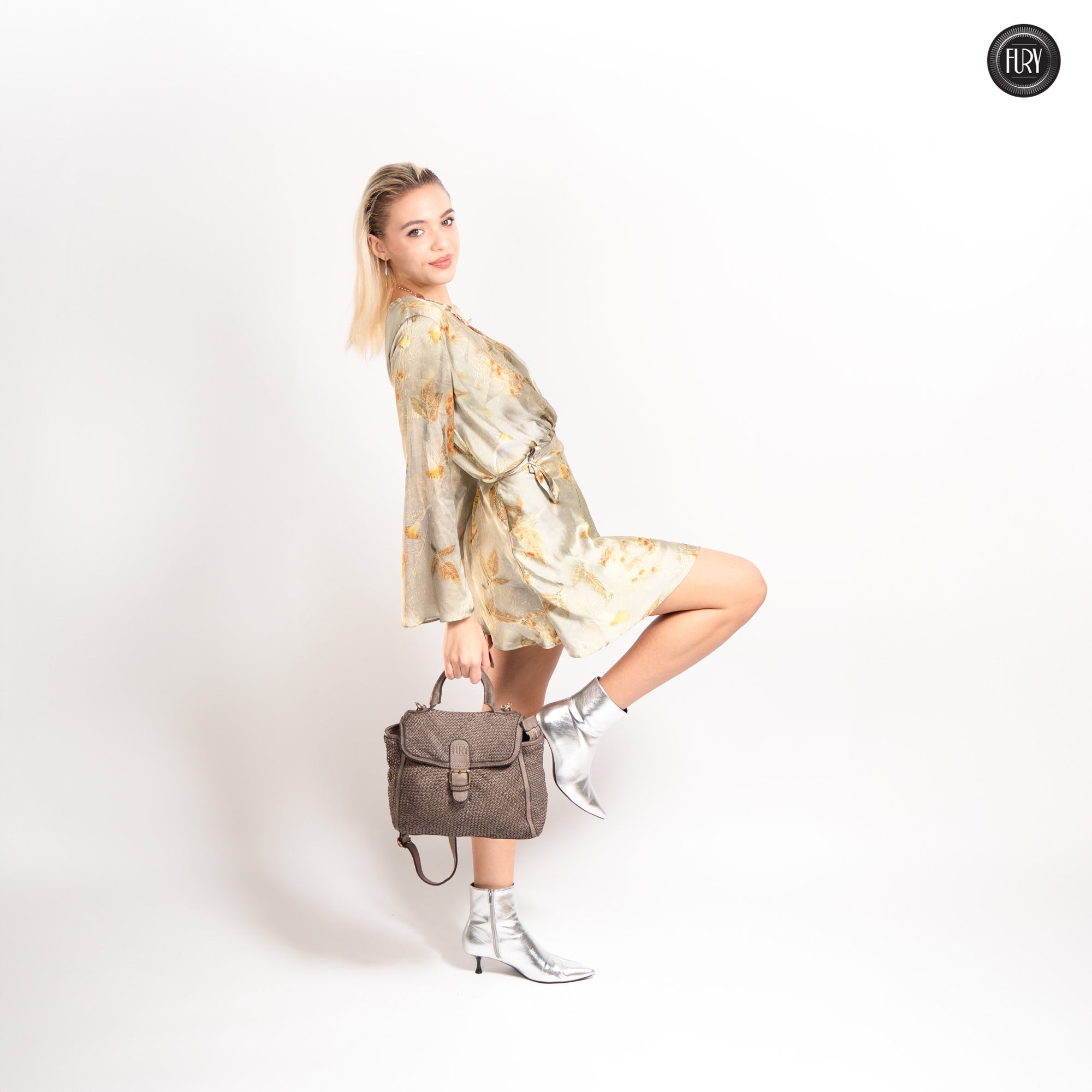 Borsa Camilla aus geflochtenem Leder