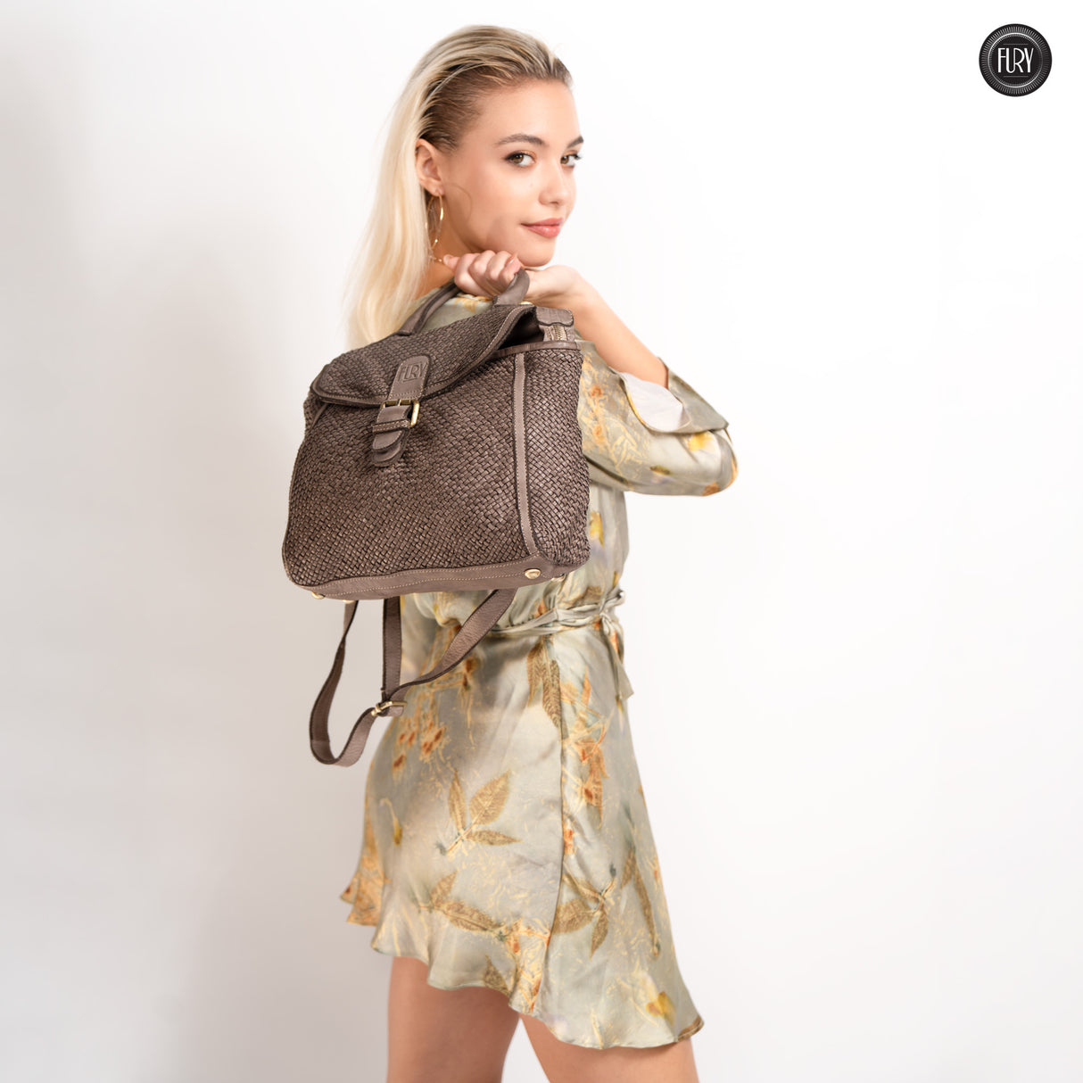 Borsa Camilla aus geflochtenem Leder