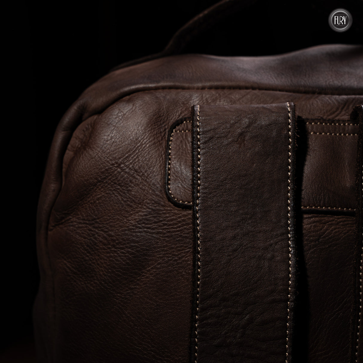 David Rucksack in gewebter Leder