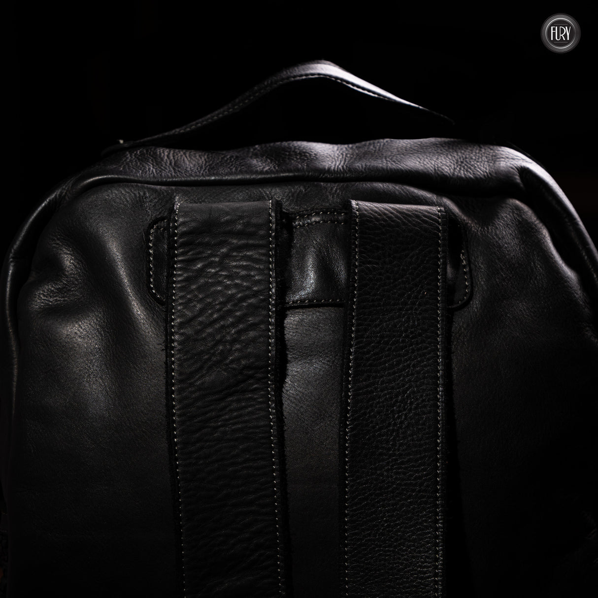 David Rucksack in gewebter Leder