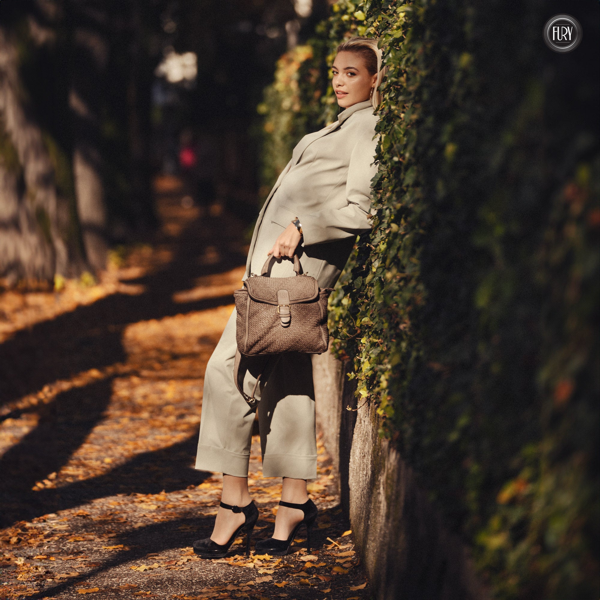 Borsa Camilla aus geflochtenem Leder