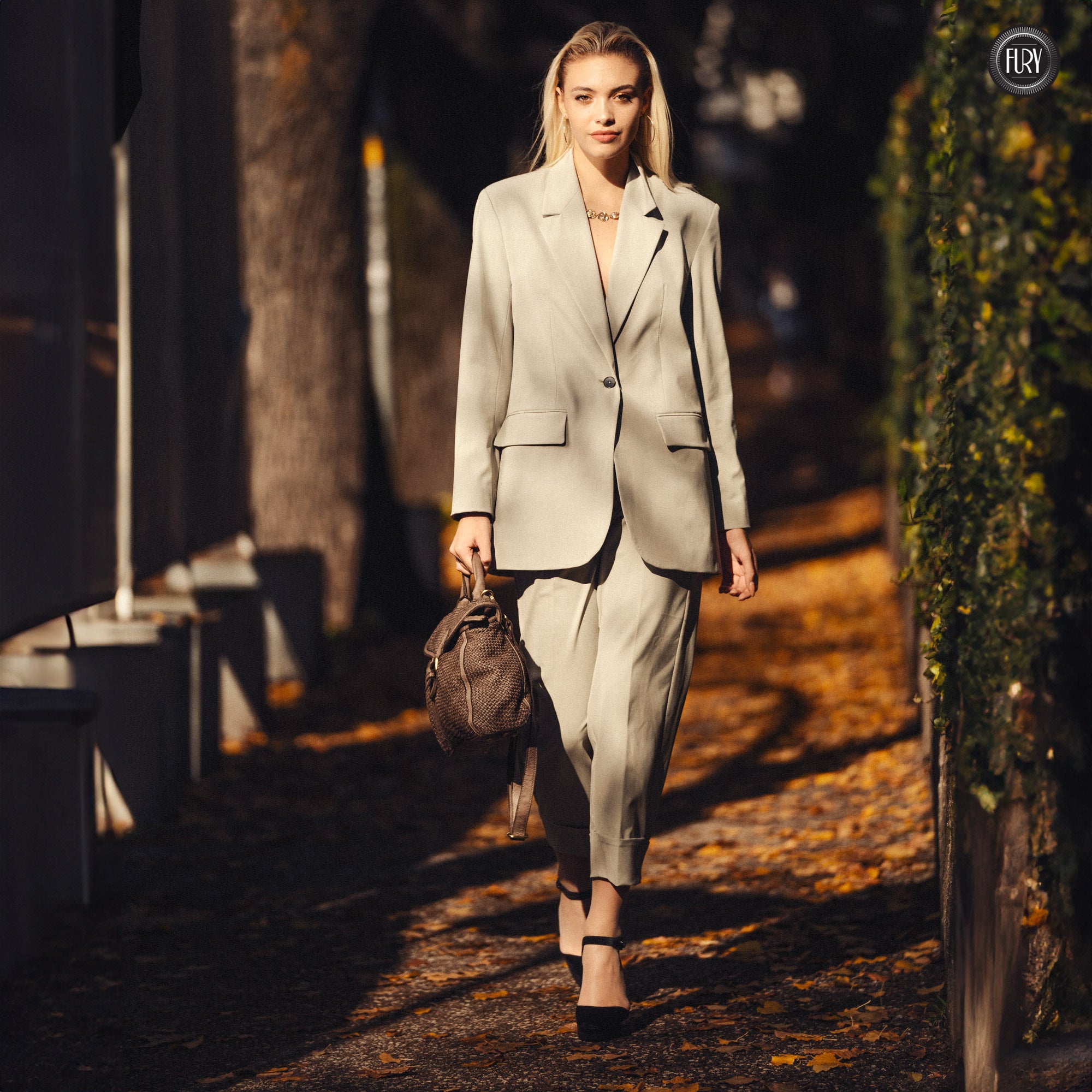 Borsa Camilla aus geflochtenem Leder