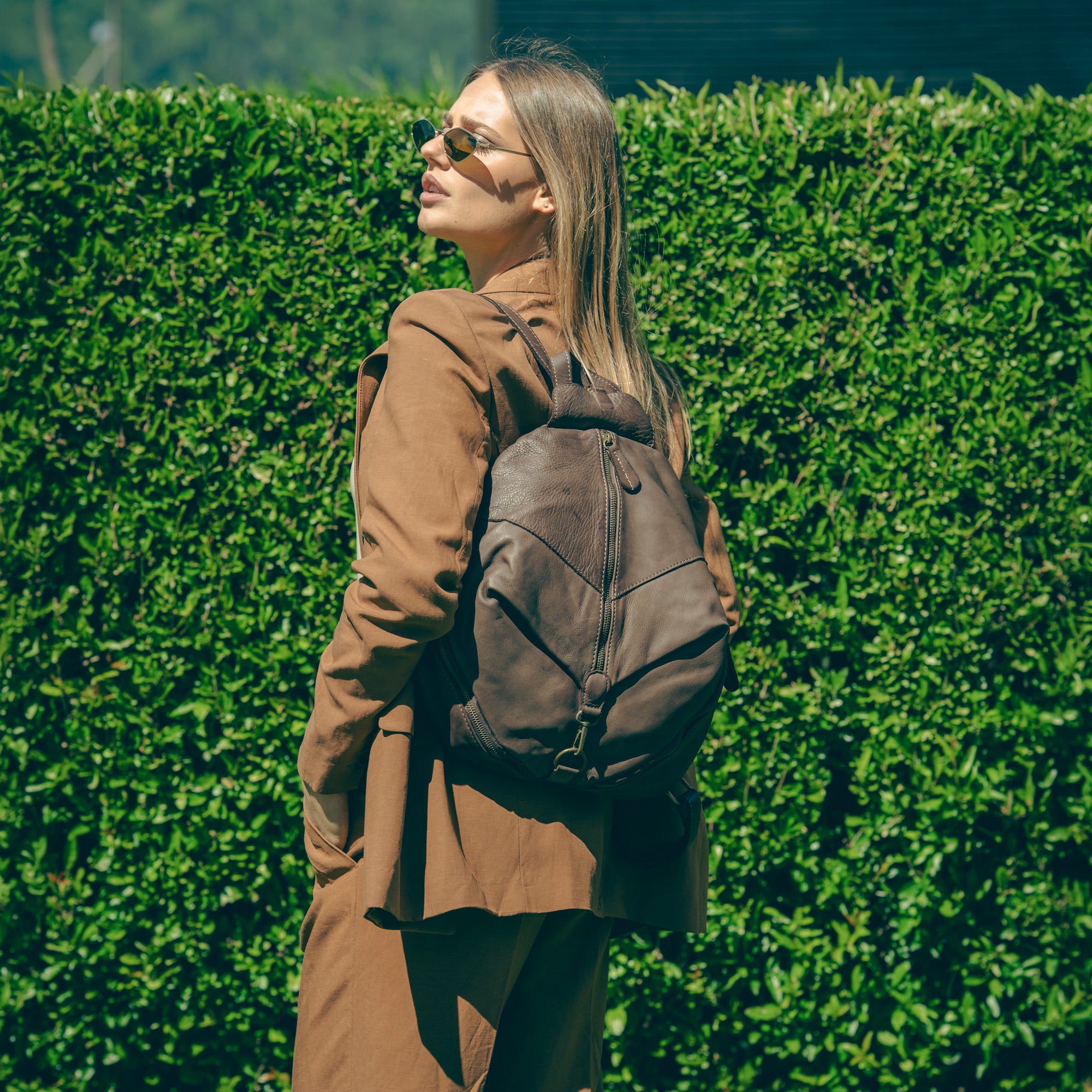 Ermete Lederrucksack