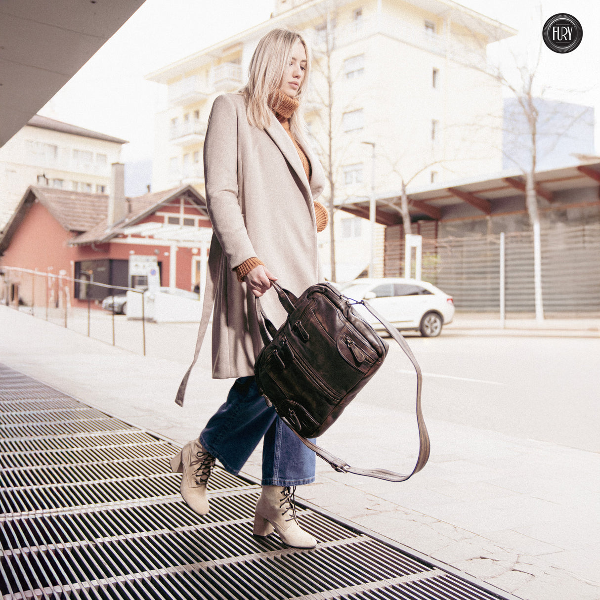 Borsa Heritage 49 in pelle - Edizione limitata