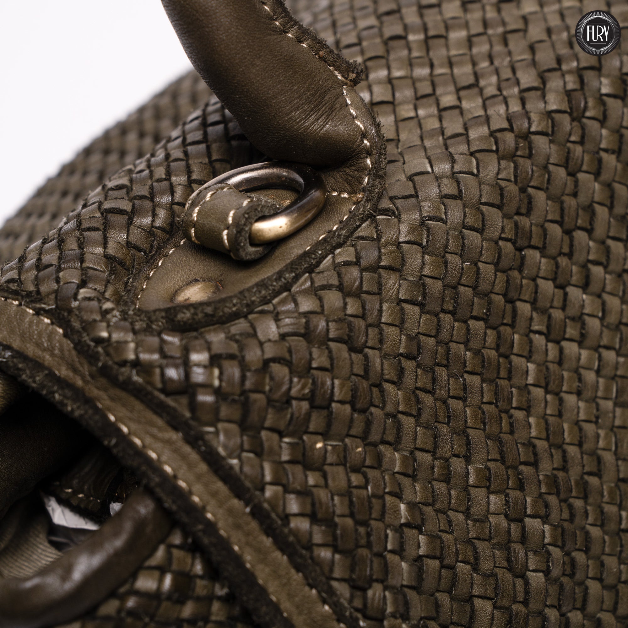 Borsa Camilla aus geflochtenem Leder