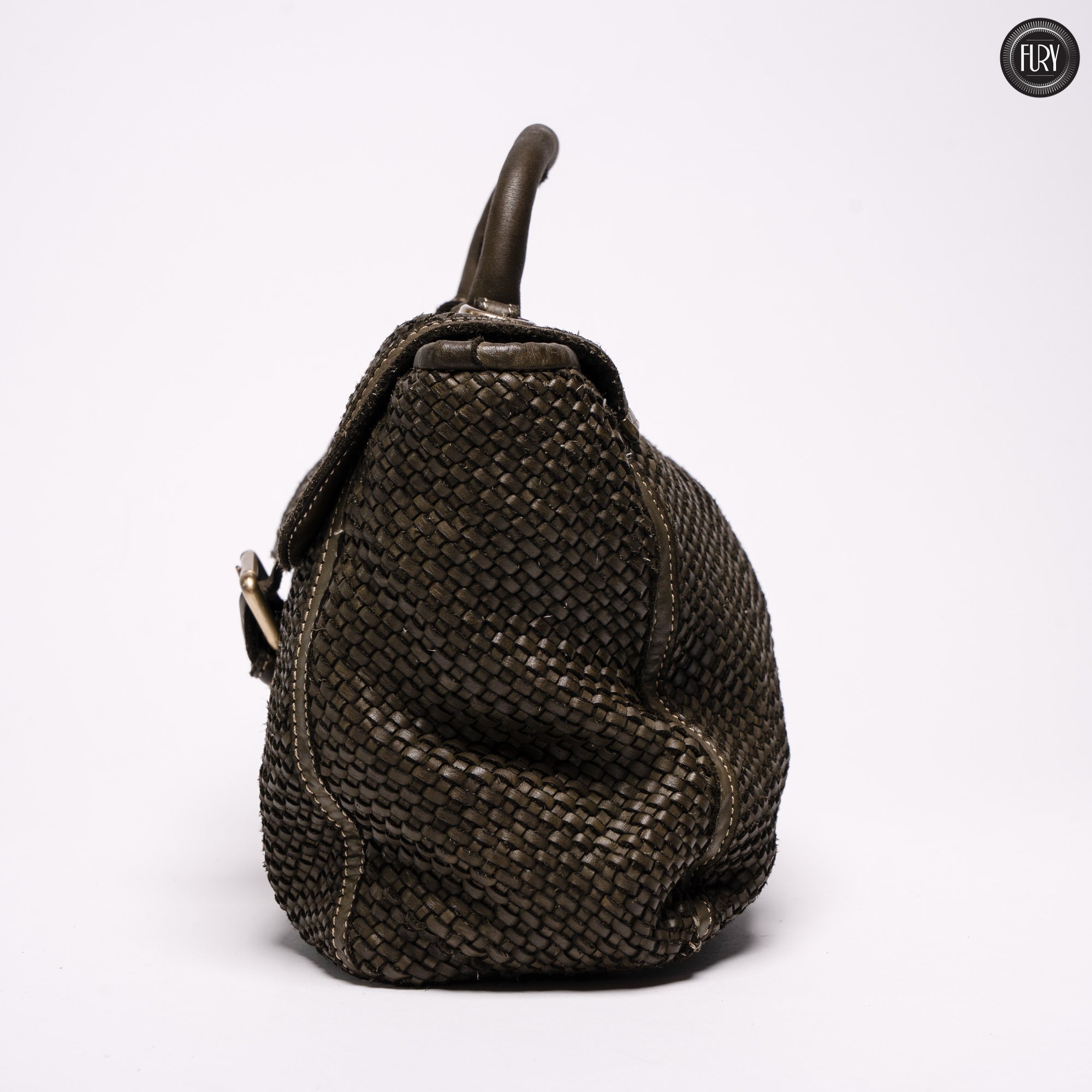Borsa Camilla aus geflochtenem Leder