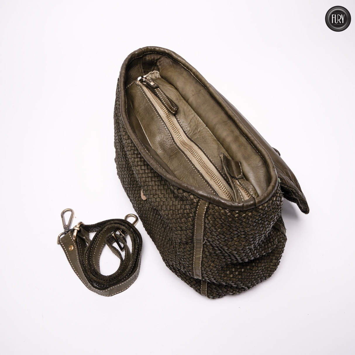 Borsa Camilla aus geflochtenem Leder