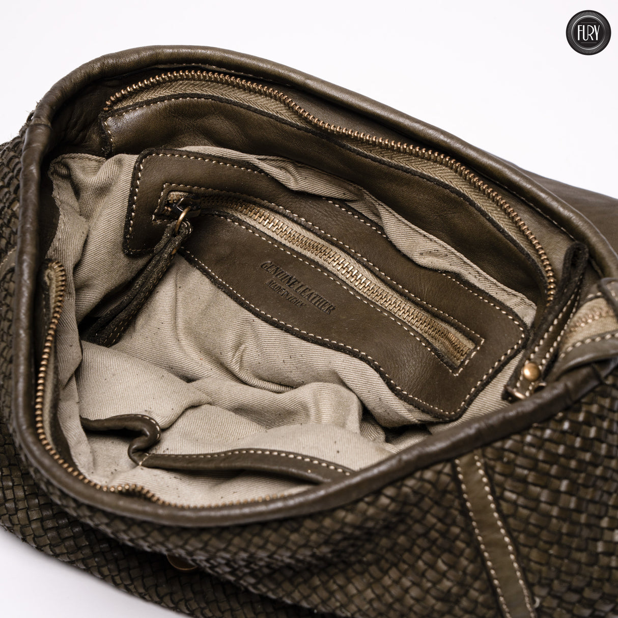 Borsa Camilla aus geflochtenem Leder