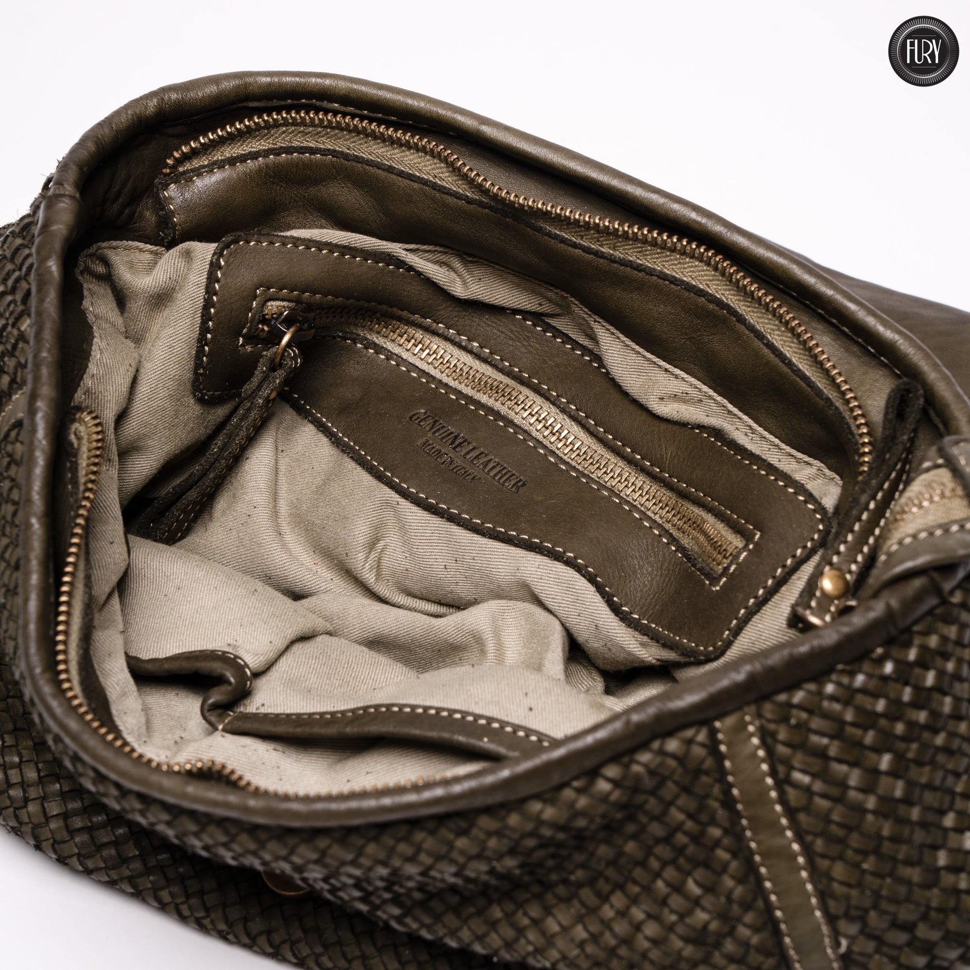 Borsa Camilla aus geflochtenem Leder