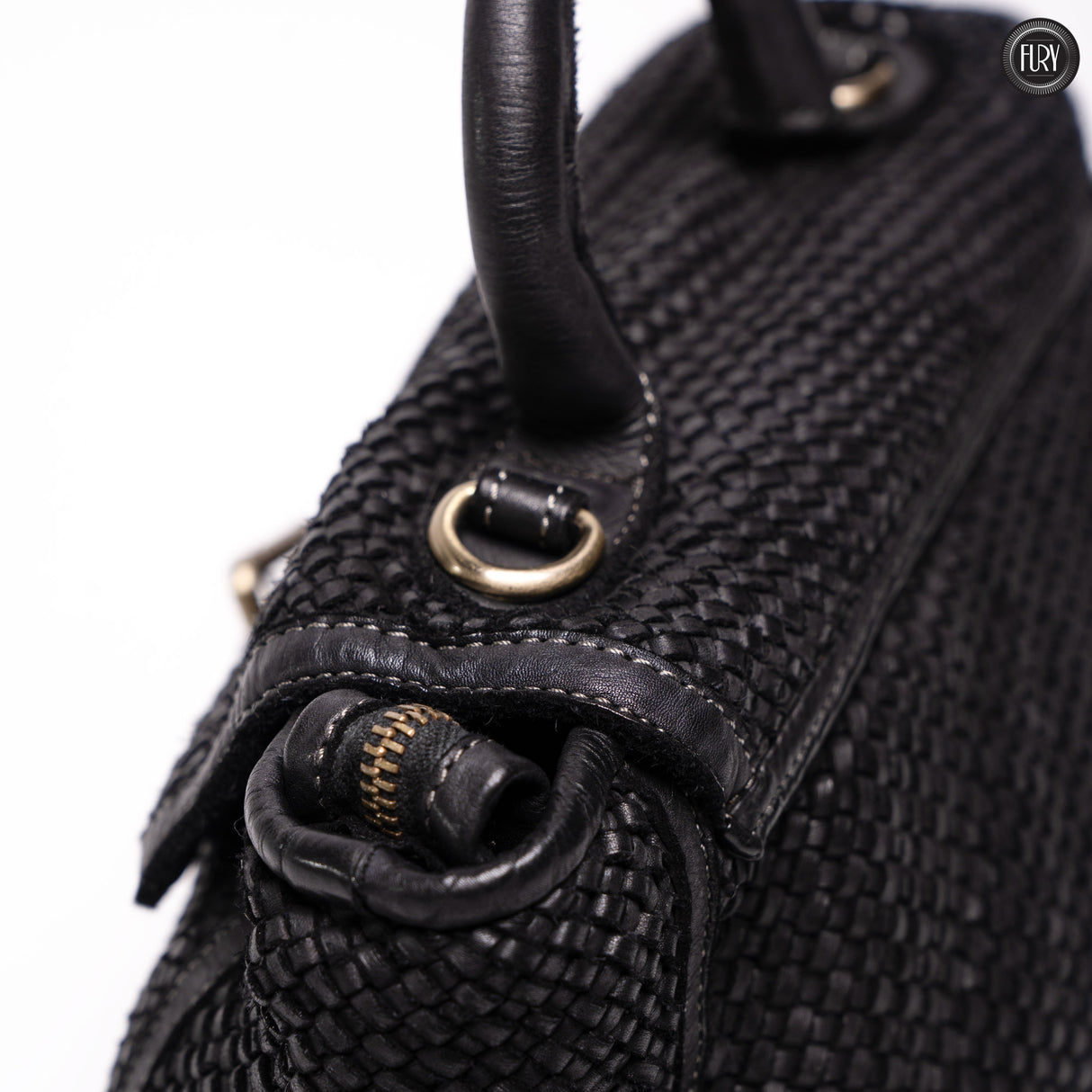 Borsa Camilla aus geflochtenem Leder