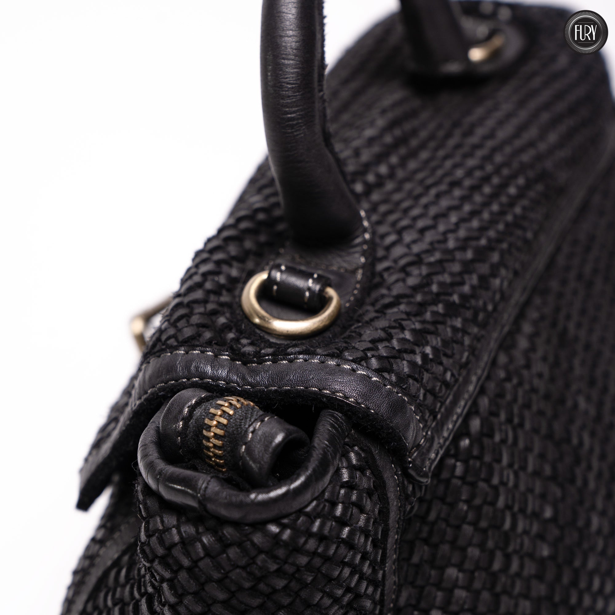 Borsa Camilla aus geflochtenem Leder