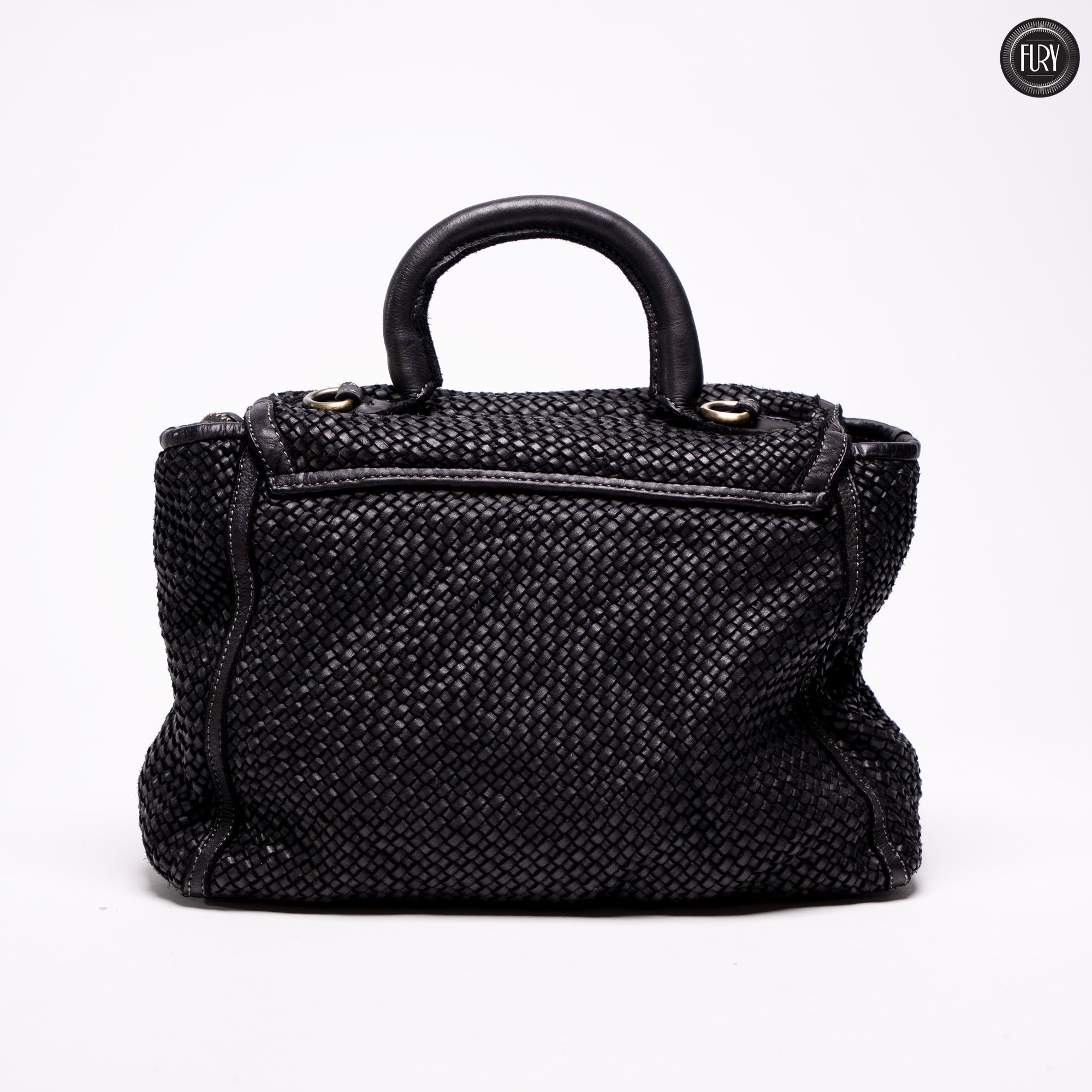Borsa Camilla aus geflochtenem Leder