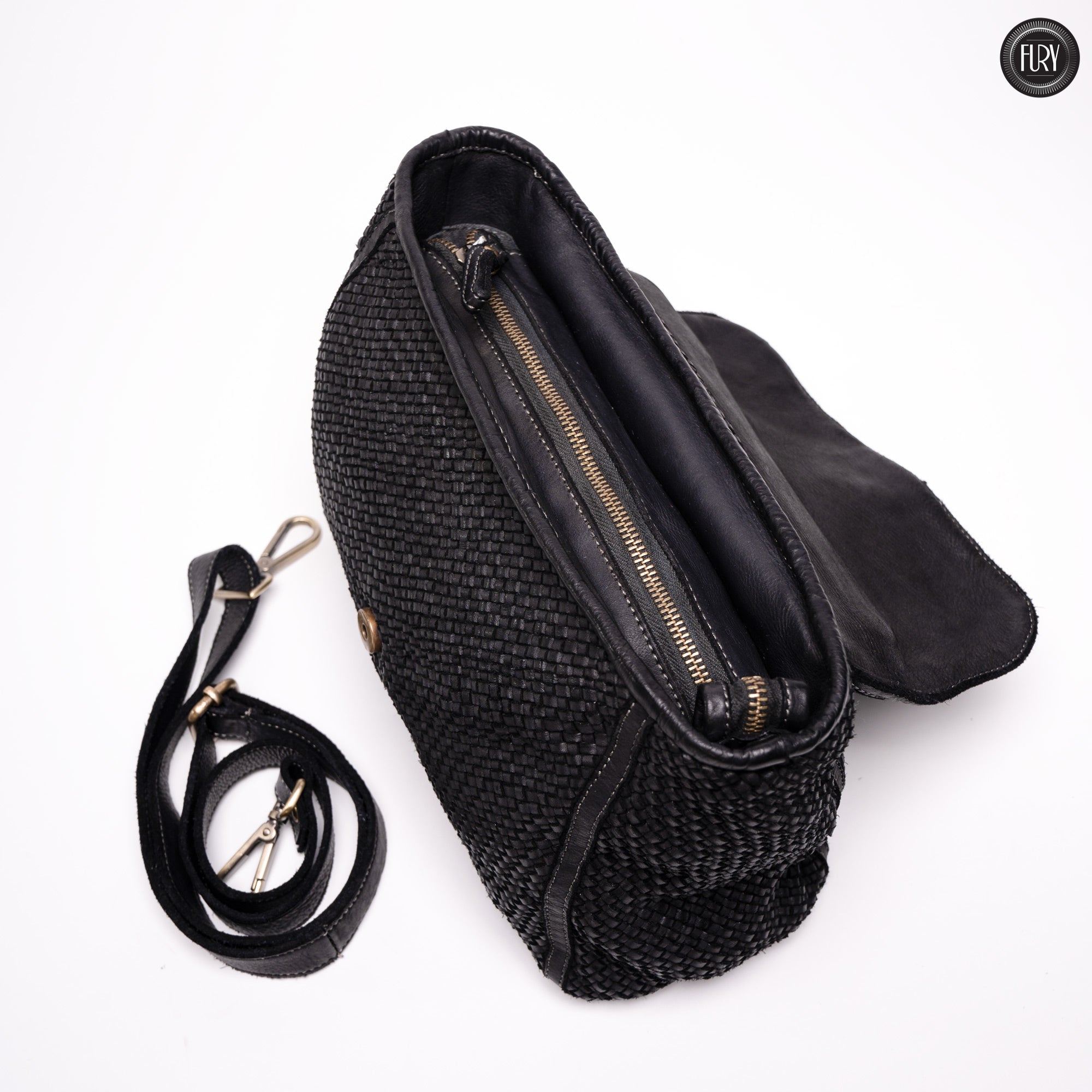 Borsa Camilla aus geflochtenem Leder