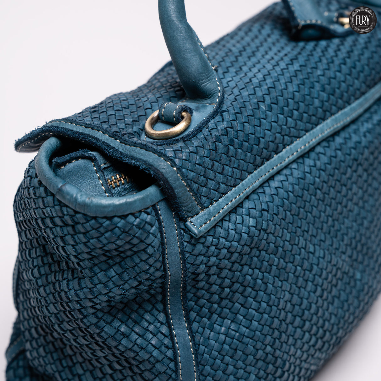 Borsa Camilla aus geflochtenem Leder