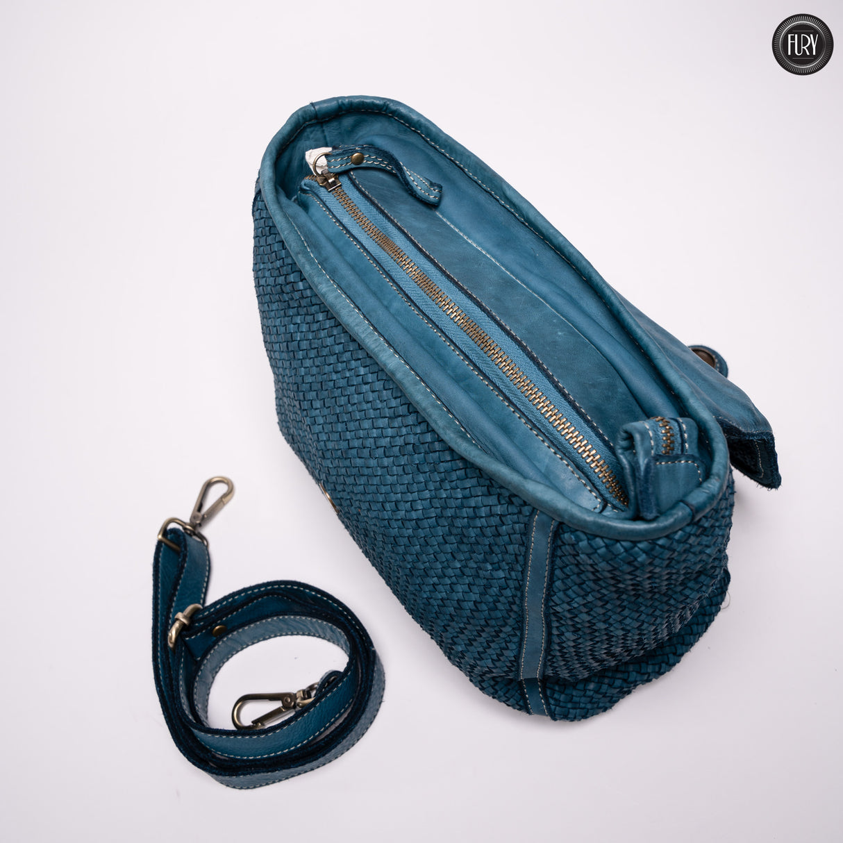 Borsa Camilla aus geflochtenem Leder