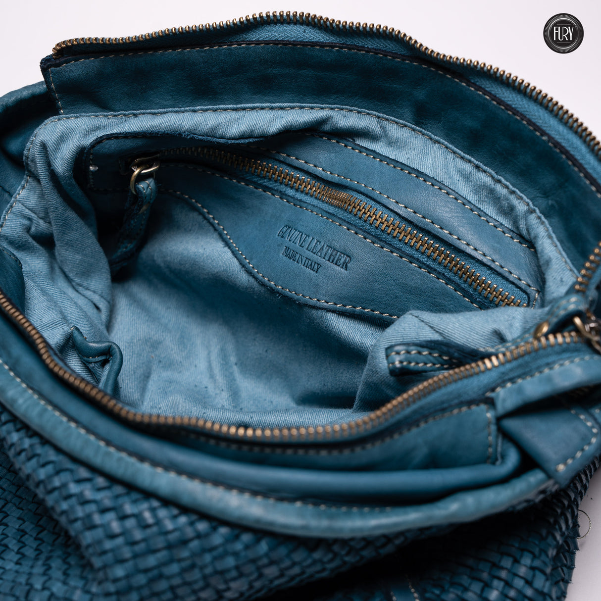 Borsa Camilla aus geflochtenem Leder