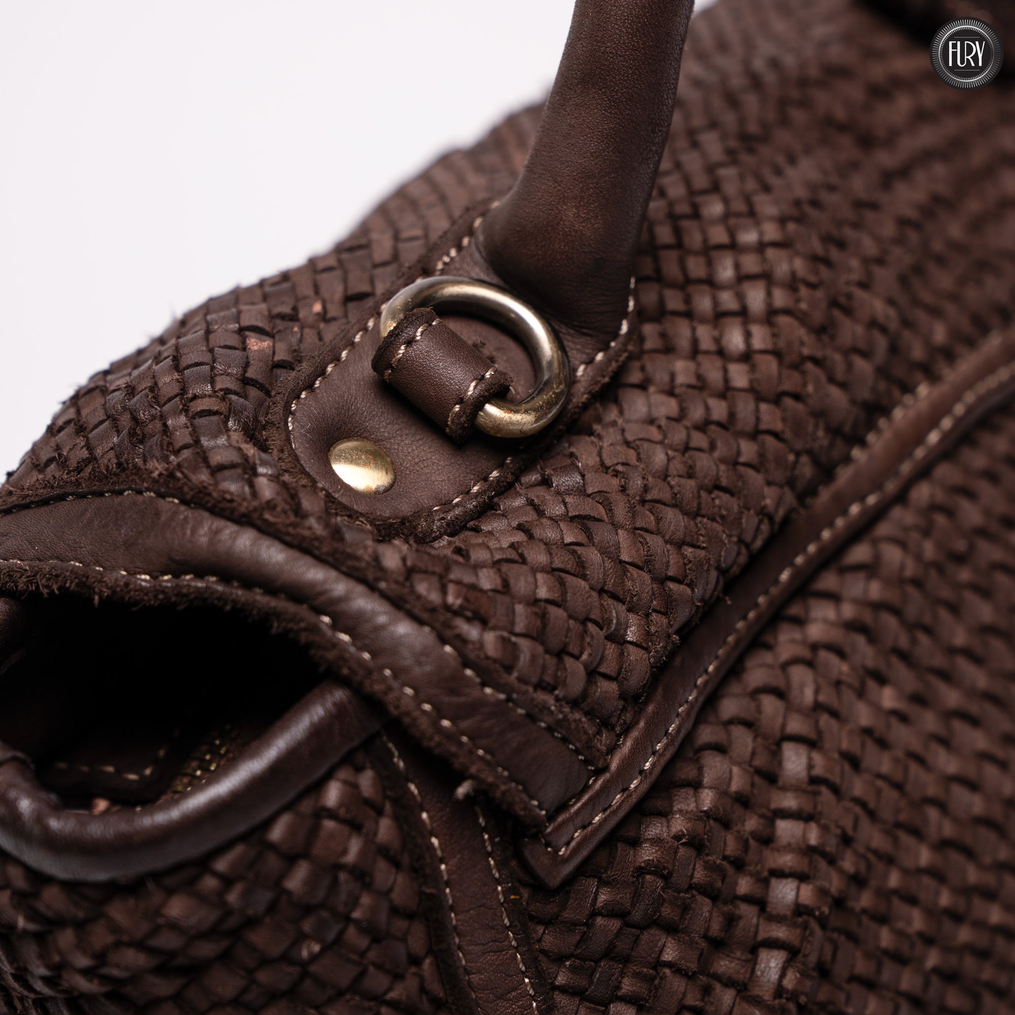 Borsa Camilla aus geflochtenem Leder
