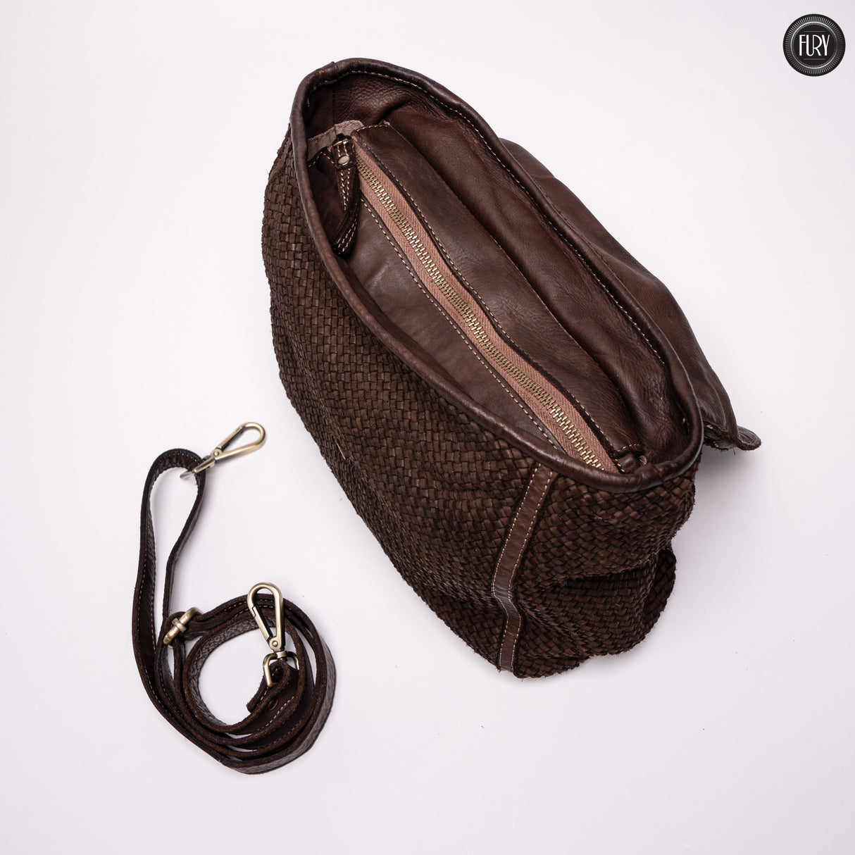 Borsa Camilla aus geflochtenem Leder