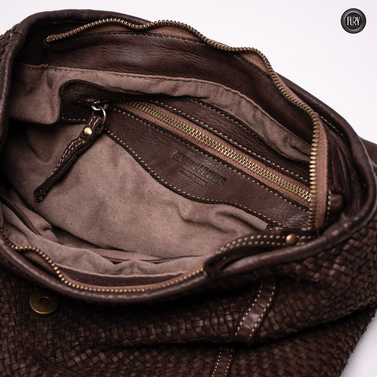 Borsa Camilla aus geflochtenem Leder