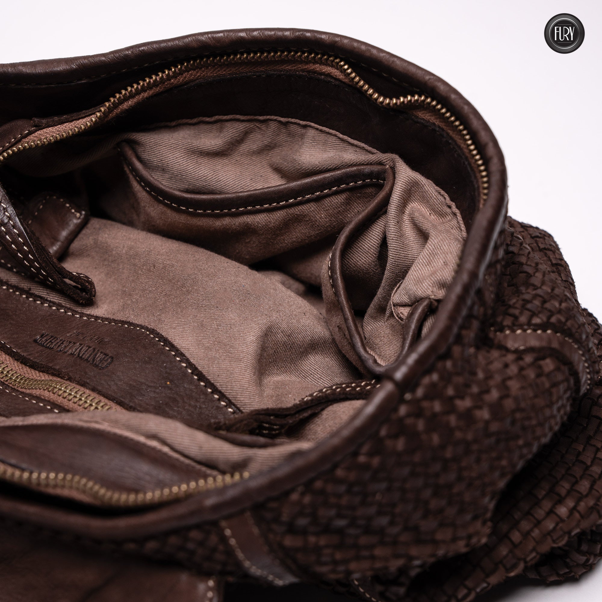 Borsa Camilla aus geflochtenem Leder