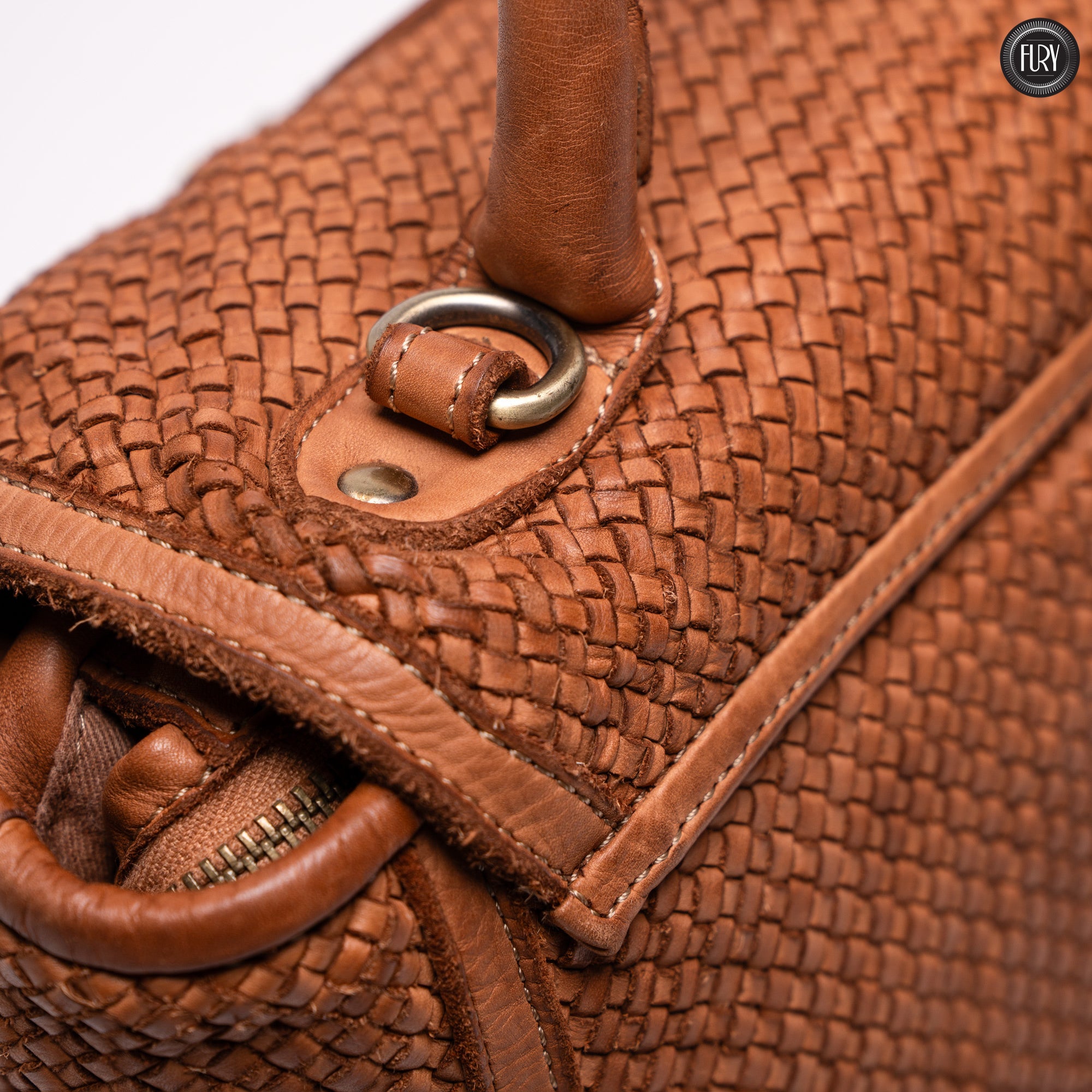 Borsa Camilla aus geflochtenem Leder