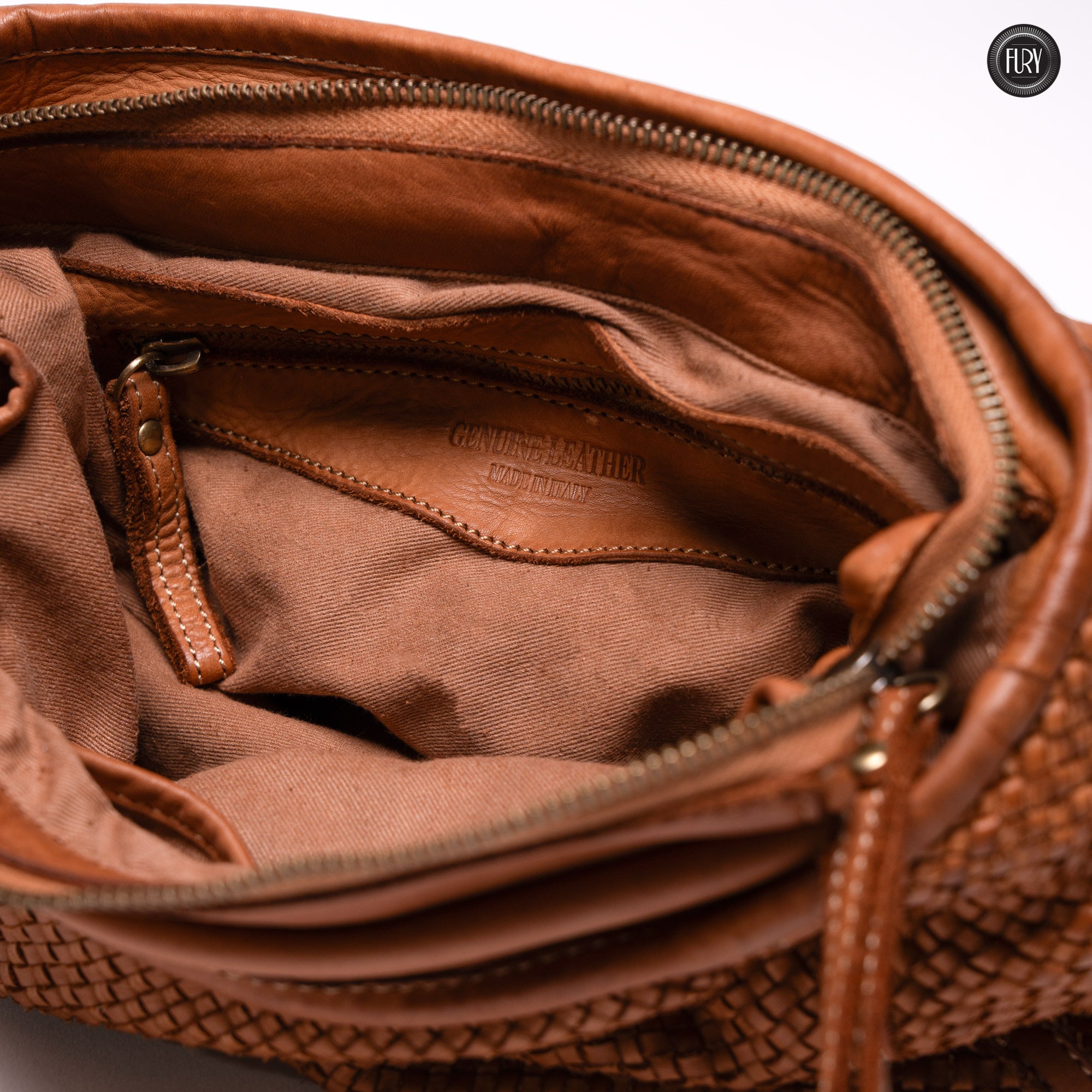 Borsa Camilla aus geflochtenem Leder